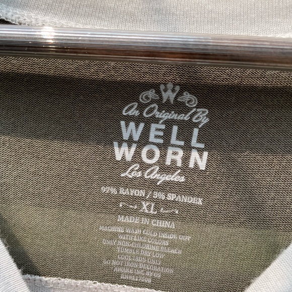 Well Worn Los Angeles T Shirt Good Morning
Sunshine Burnout Long Sleeve White XL - Picture 9 of 11